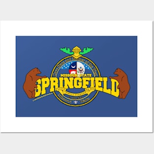 Springfield State of Missouri gifts Posters and Art